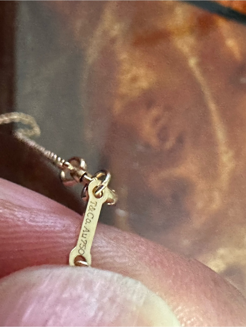 3 items,authentic Tiffany 18k yellow Pendant Necklace, Bracelet , Ring! New item - Picture 6 of 16